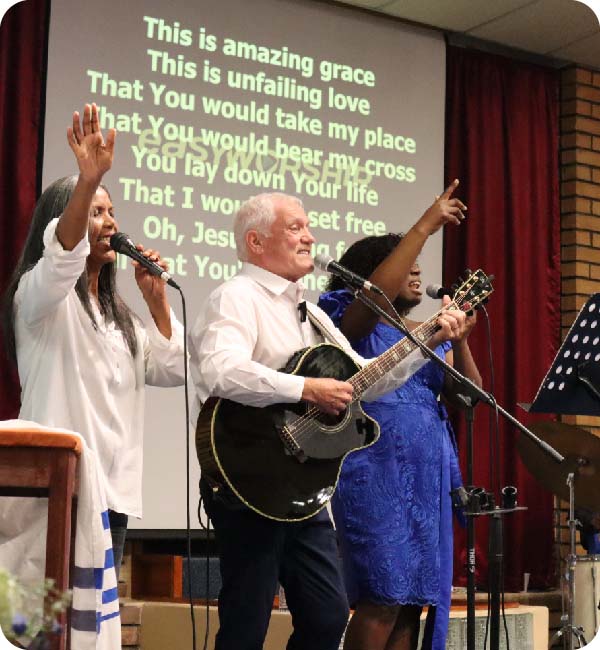 Annointed worship team at Bethany Fellowship