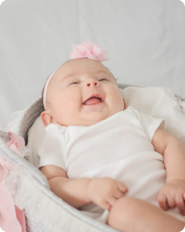Baby inside mothers room at Bethany Fellowship