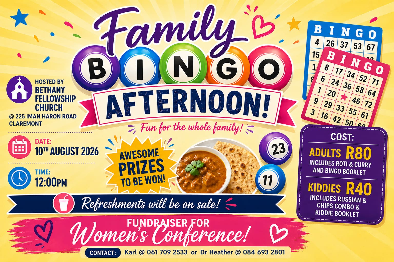 Bingo afternoon