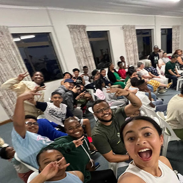 Joyful atmosphere at Church
